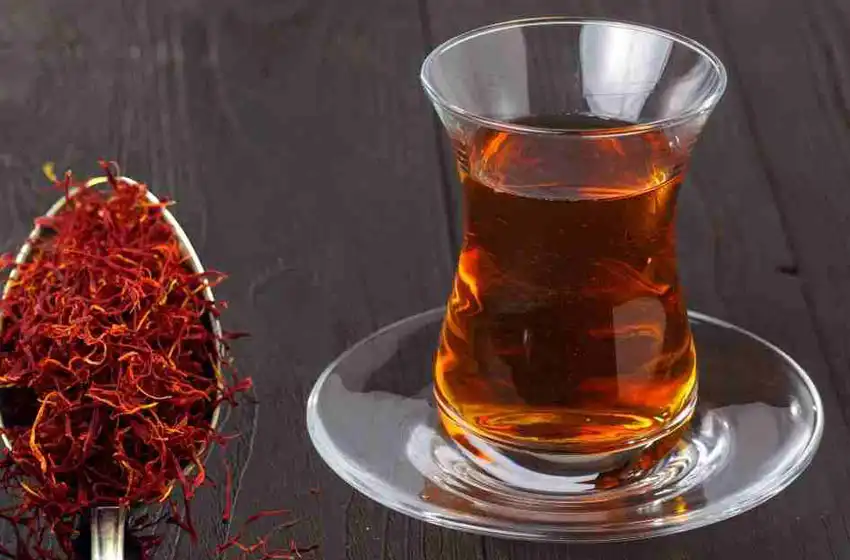 Saffron-tea